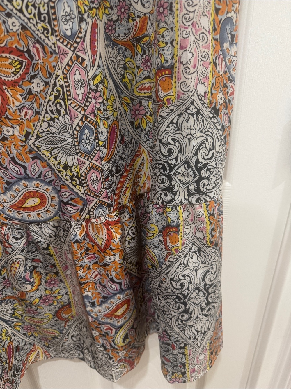 Boho Paisley Maxi Dress in Multicolor - Picture 4 of 5